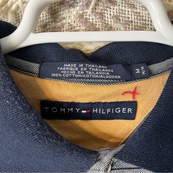 Tommy Hilfiger Cotton Striped Polo Size M - Picture 5 of 7